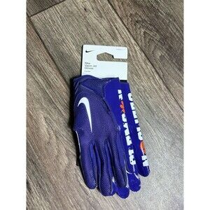 Nike Clemson Tigers Team Issued Purple Vapor Jet 7.0 Football Gloves Size large